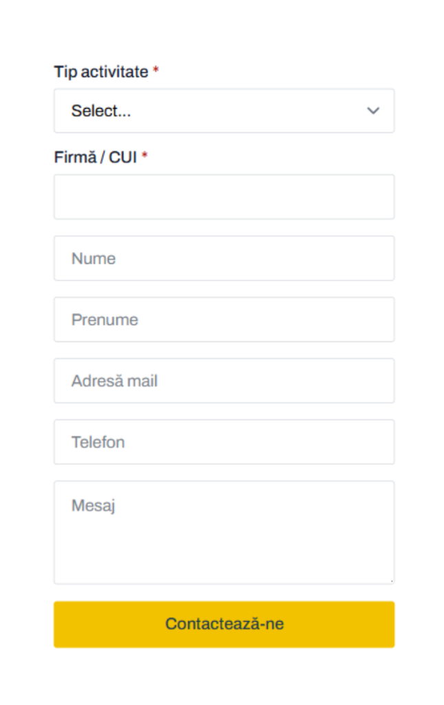 formular contact echipro